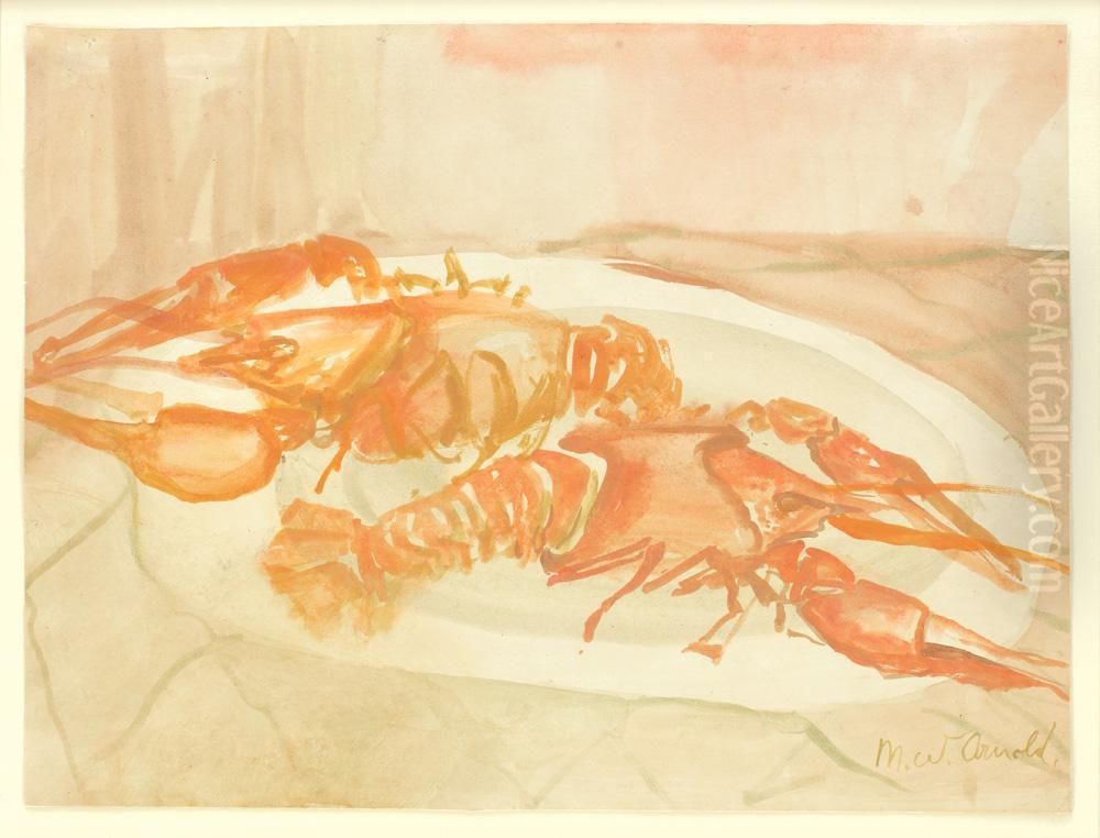 Natura Statica Cu Raci Oil Painting by Arnold Max Wexler