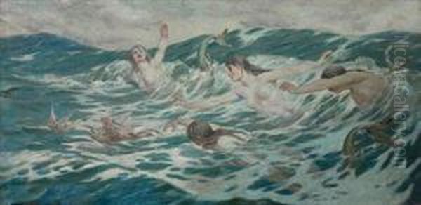 The Alarm Oil Painting by George Willoughby Maynard