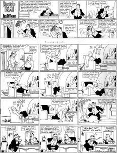 Bringing Up Father & Rosie's Beau Oil Painting by George Mc Manus