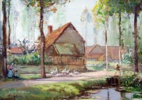 Spring Morning, Pass De Calais Oil Painting by Walter McAdam