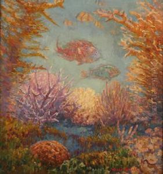 Submarine Garden Oil Painting by Louis Mccubbin