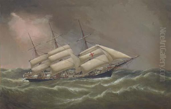 The Clipper Ship Dreadnought Oil Painting by Duncan Mcfarlane