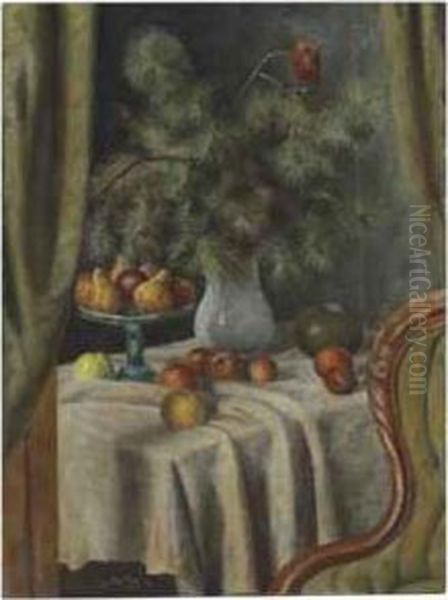 Corner Of A Room Oil Painting by Henry Lee Mcfee