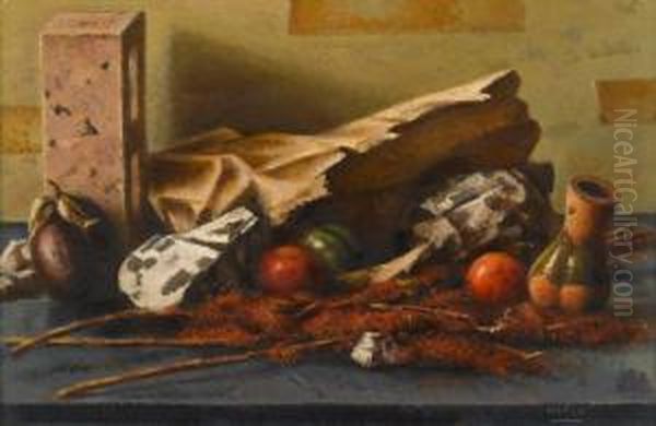 Sticks And Stones Oil Painting by Henry Lee Mcfee