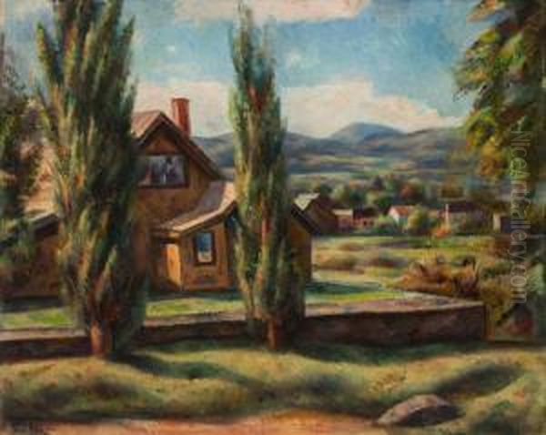 Landscape Oil Painting by Henry Lee Mcfee