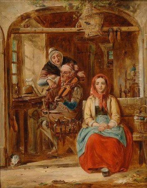 Detaining A Customer Oil Painting by Robert McInnes