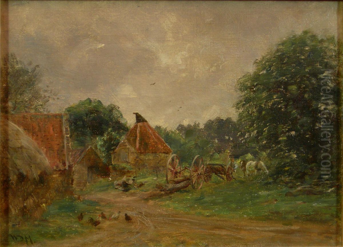 The Old Mill Near Spilmersford Oil Painting by William Darling McKay