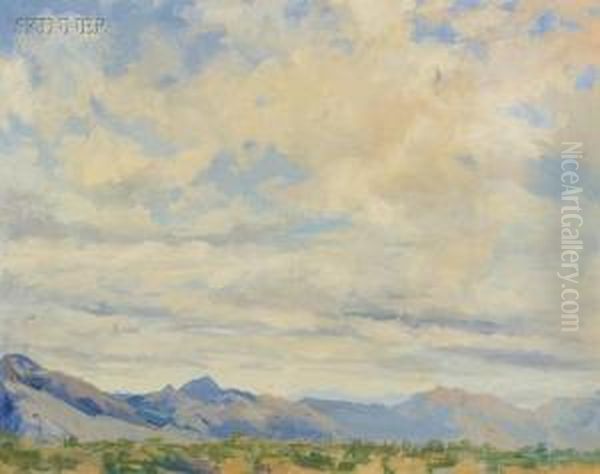 Arizona Sky Oil Painting by Stella Mclennan Roca