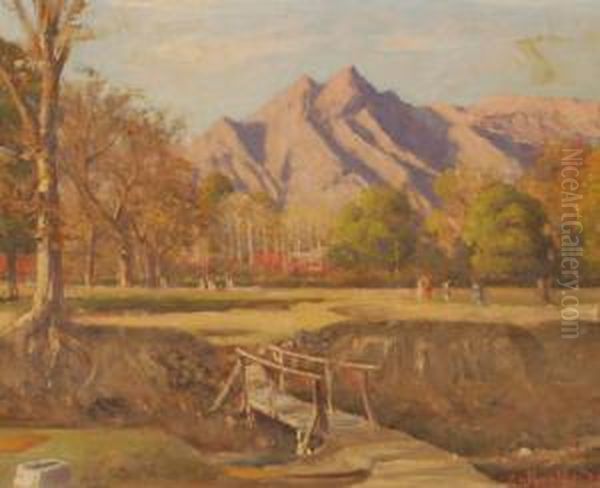 Continentalmountain Landscape Oil Painting by Arthur Meade