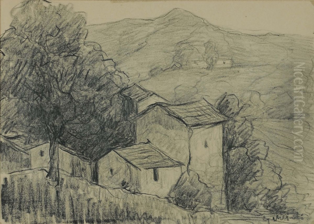 Paesaggio Oil Painting by Guido Meineri