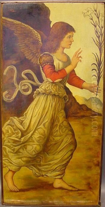 Angel Of The Annunciation Oil Painting by Melozzo da Forli