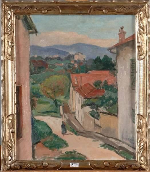 Ruelle Animee En Provence Oil Painting by Maurice Mendjisky