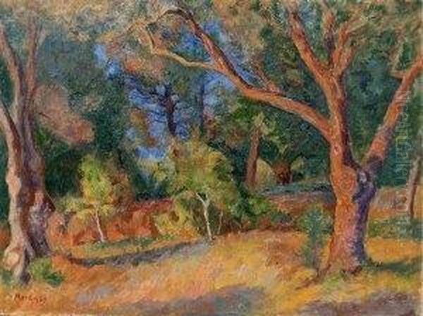 Paysage Deprovence Oil Painting by Maurice Mendjisky