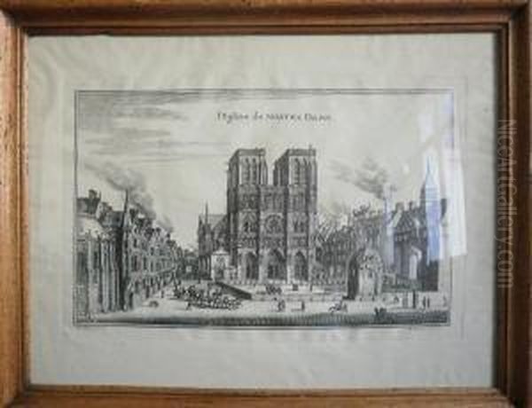L'eglise De Nostre Dame Oil Painting by Matthaus the Elder Merian