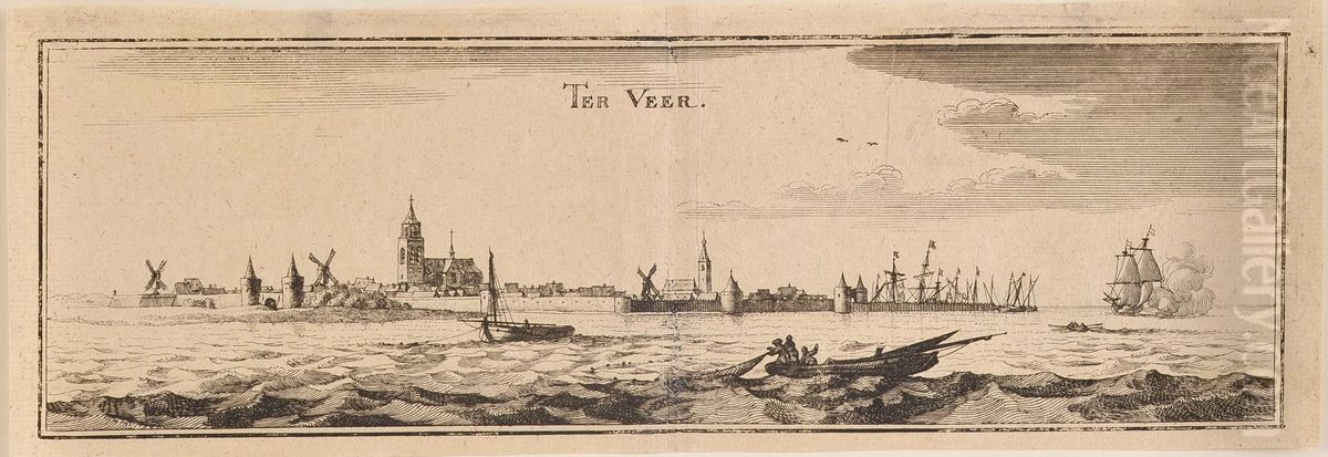 Vedute Der Flandrischenstadt Tervuren Oil Painting by Matthaus Ii Merian