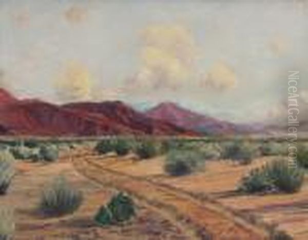 Southern California Landscape Oil Painting by James Arthur Merriam