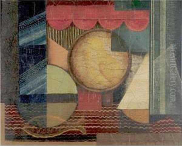 Canary Oil Painting by Knut Merrild