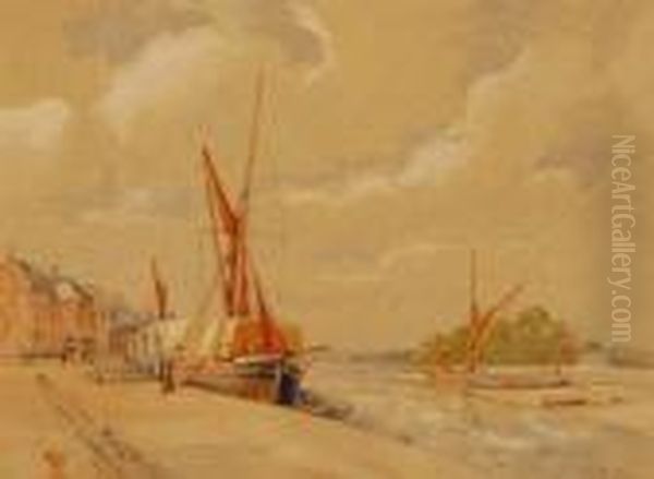 Watercolour Oil Painting by Henry Samuel Merritt