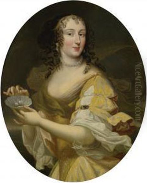 Portrait Of A Lady Oil Painting by Pierre Mignard