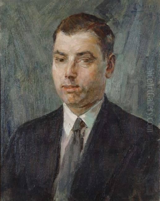 Ritratto Oil Painting by Alessandro Milesi