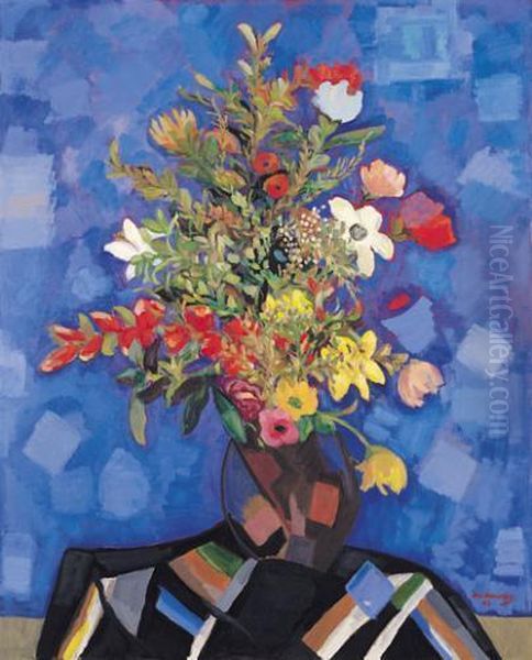 Flowers Oil Painting by Nily Milikowsky