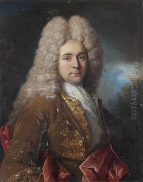 Portrait Presume D'un Comte De Pibrac Oil Painting by Henri Millot