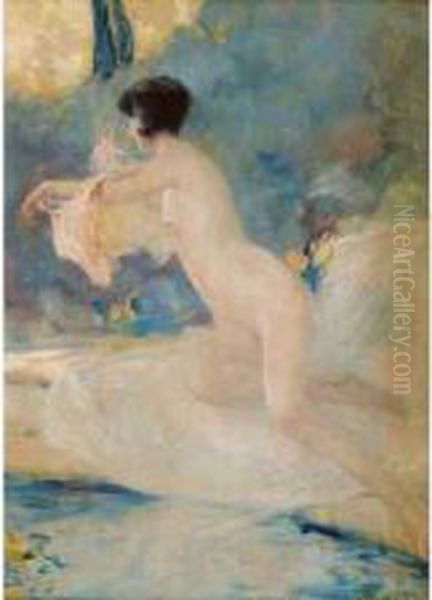 Nu. Oil Painting by Joseph Milon