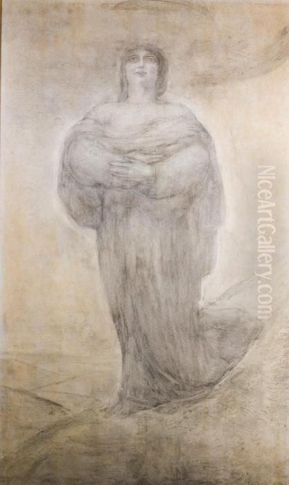 Nostalgie De La Flandre Oil Painting by Georges Minne