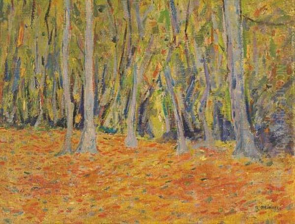 Colori Autunnali Oil Painting by Professor Filiberto Minozzi