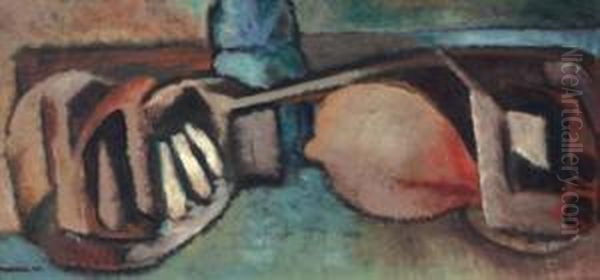 Zatisi Oil Painting by Otto Mizera