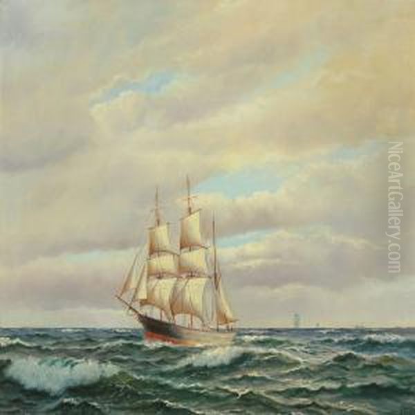 Marine. Oil Painting by Andreas Moe