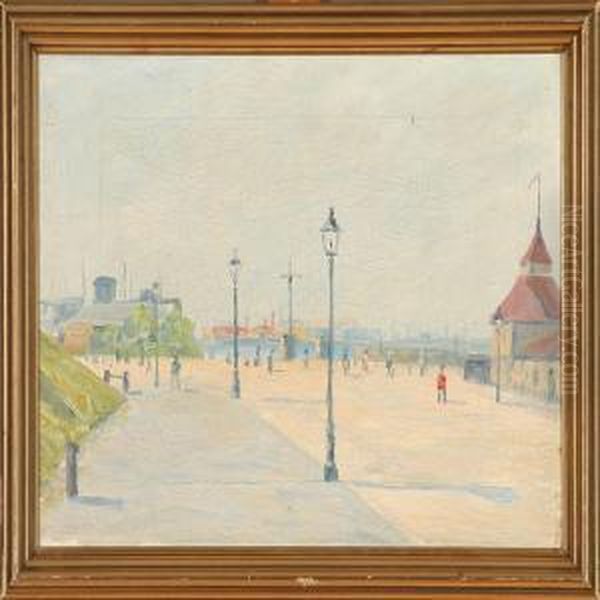 Scenery. Oil Painting by Andreas Moe