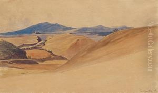 Italienische Campagna Bei Valmontone Oil Painting by Victor Paul Mohn