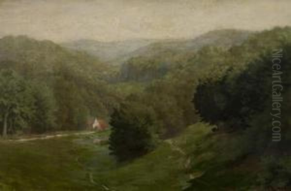 Taunuslandschaft Oil Painting by Johann Georg Mohr