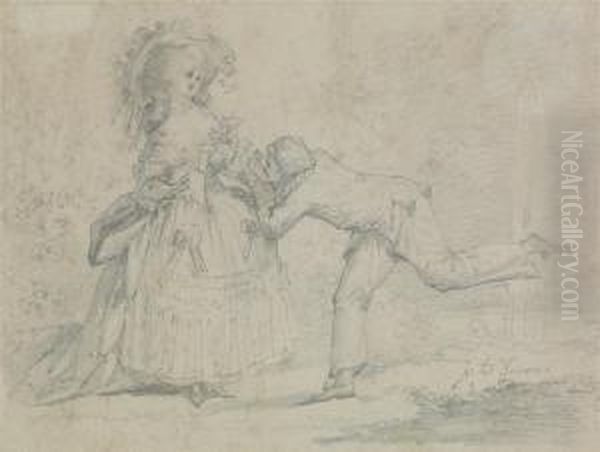 je Te Devore Oil Painting by Alexandre Moitte