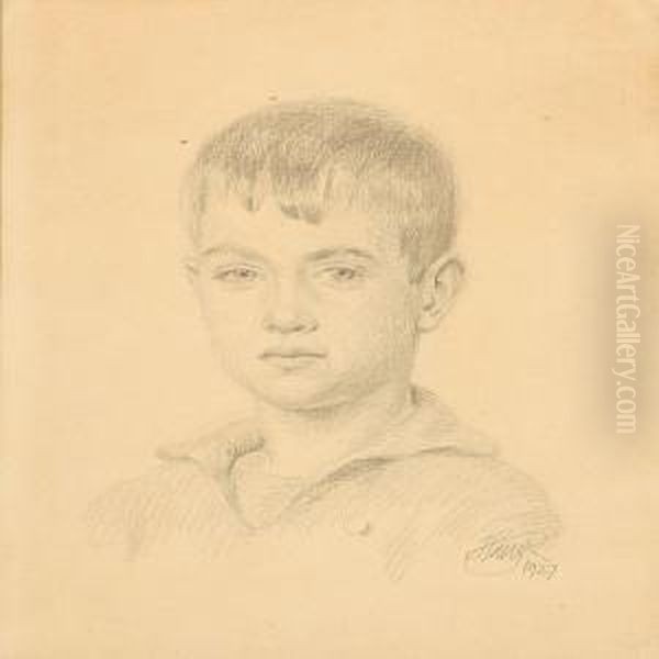 Portrait Oil Painting by Nils Mollerberg