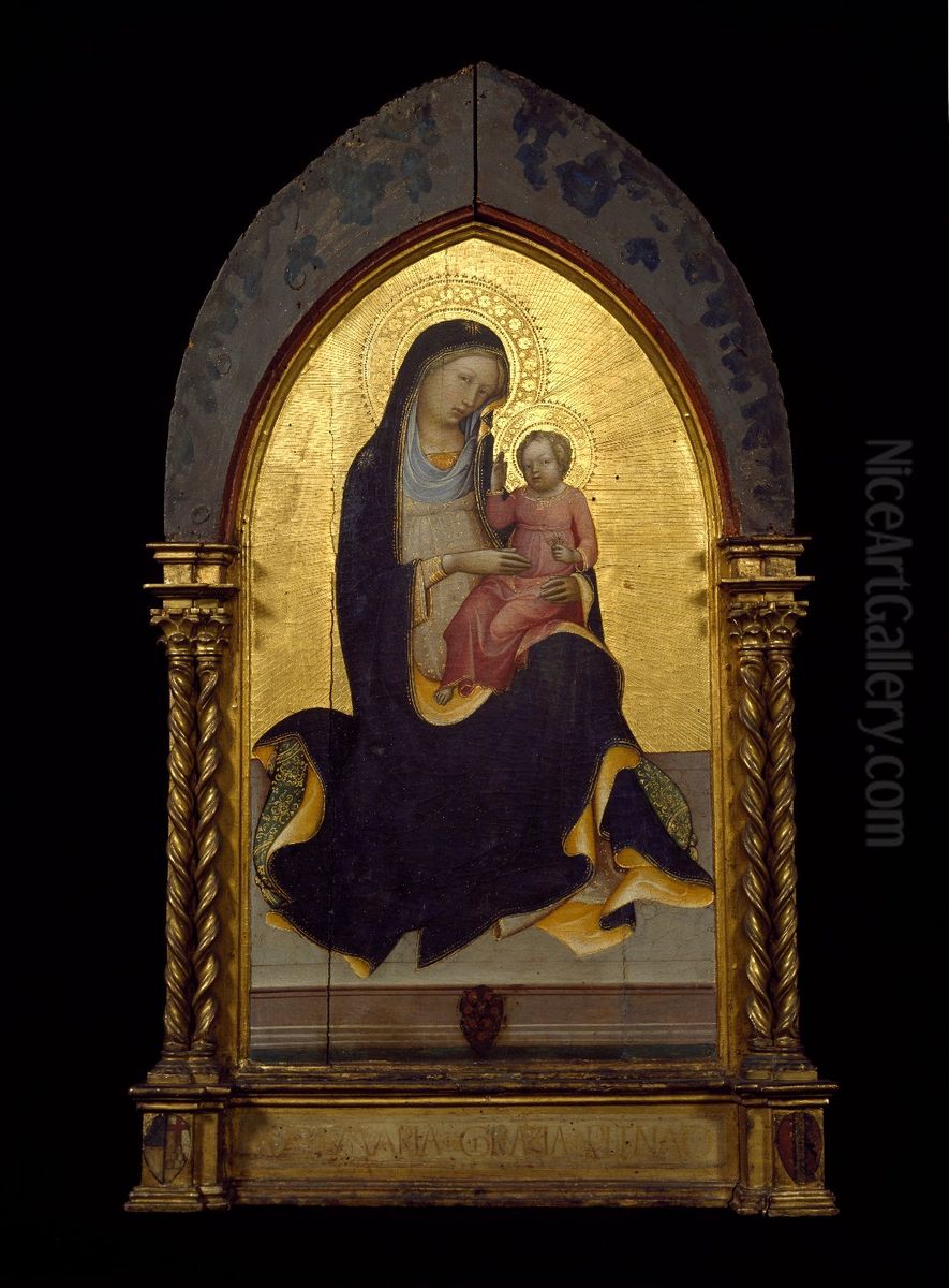 Madonna Of Humility Oil Painting by Lorenzo Monaco