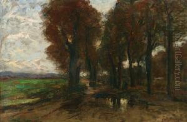 Aan De Loolaan Bij Voorburg Oil Painting by Frits Mondriaan