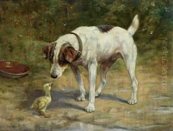 Innocence Abroad Oil Painting by Fannie Moody