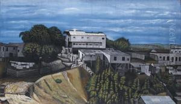 La Ville Oil Painting by Rafael Moreno