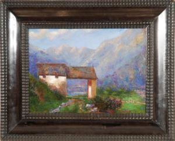 Grigne Oil Painting by Mario Moretti Foggia