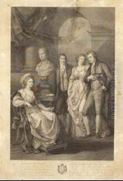 Simpiosio Oil Painting by Raphael Morghen