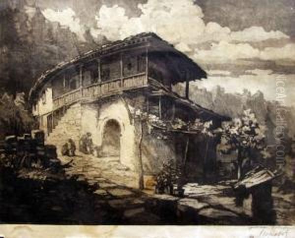 Landscape Oil Painting by Petar Morozov