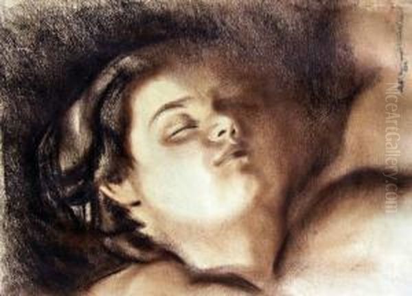 Sleep Oil Painting by Petar Morozov