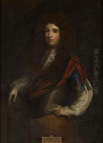 Portrait Of Lt. Col. Prime Iron Rochfort Oil Painting by Garret Morphy