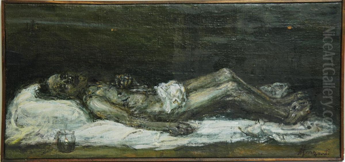 Deposizione Oil Painting by Natale Morzenti