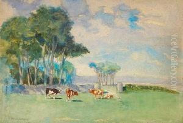 Scene On The Howth Head Oil Painting by Henry William Moss