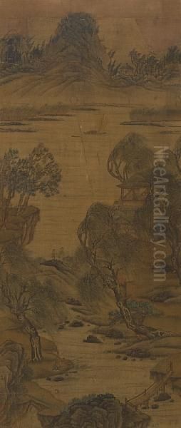 Landscape Oil Painting by Sheng Mou