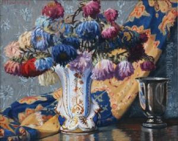 StillLife Oil Painting by Ernest Moulines