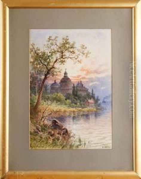 Gripsholms Slott Oil Painting by Herman Muller